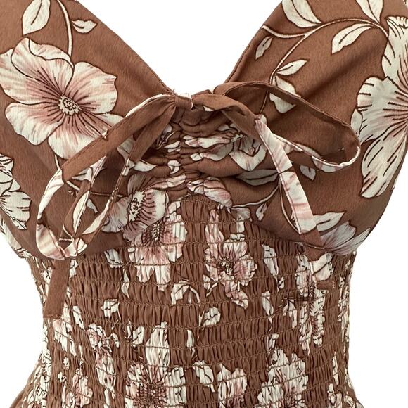 Muave Flower Jumpsuit - Picture 9 of 9